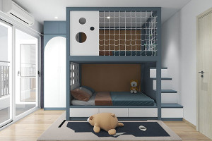 [35+ mẫu] Thiết kế phòng ngủ giường tầng đẹp, hiện đại không thể rời mắt
